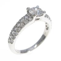 プラチナ ダイヤモンドリング 0．535ct・F・VS2・EXT H＆C