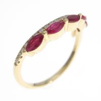 K18YG ルビーリング
