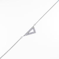 K18WG ダイヤモンドブレスレット