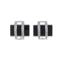 PT／K14WG オニキスイヤリング