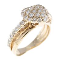 ポンテヴェキオ ハート ダイヤモンドリング