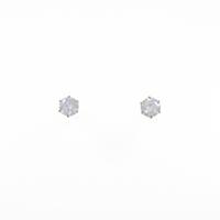 K18YG ソリティア ダイヤモンドピアス