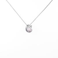 K18WG アメジストネックレス