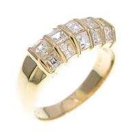 K18YG ダイヤモンドリング