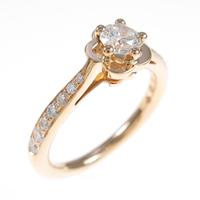 シャネル カメリア リング 0．25ct・F・VVS1・3EXT