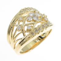 K18YG ダイヤモンドリング