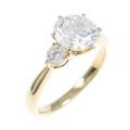 【リメイク】K18YGダイヤモンドリング 1．034ct・H・SI2・GOOD