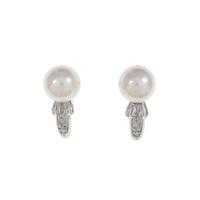 K14WG アコヤパールイヤリング