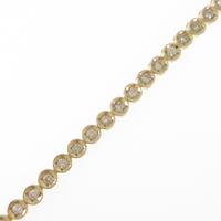 K18YG ダイヤモンドブレスレット