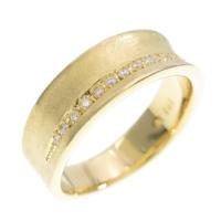 K18YG ダイヤモンドリング