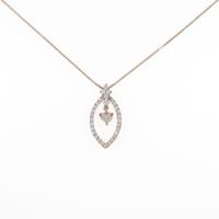 K18PG ダイヤモンドネックレス