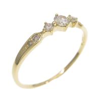 K18YG ダイヤモンドリング