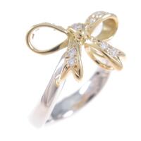 PT／750YG リボン ダイヤモンドリング