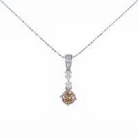 K18WG ダイヤモンドネックレス