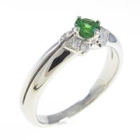 PT グリーンガーネットリング