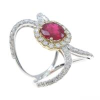 K18WG／K18YG ルビーリング