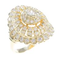 K18YG ダイヤモンドリング