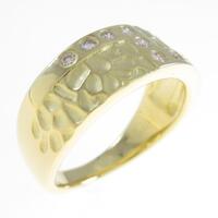 K18YG ダイヤモンドリング