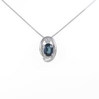 PT サファイヤネックレス