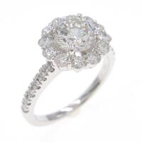 プラチナダイヤモンドリング 1．100ct・G・SI2・GOOD