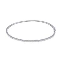 K18WG ダイヤモンドバングル