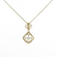 タサキ フラワー ダイヤモンドネックレス