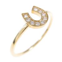 エテ ホースシュー ダイヤモンドリング