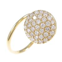 【リメイク】K18YG パヴェ ダイヤモンドリング