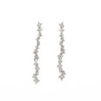 K18WG ダイヤモンドピアス