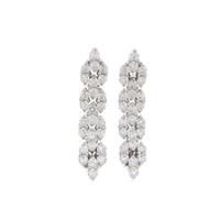 750WG／K18WG ダイヤモンドピアス