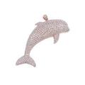 K18PG イルカ ダイヤモンドペンダント
