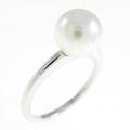 K18WG アコヤパールリング