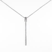 K18WG ダイヤモンドネックレス