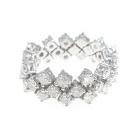 K18WG ダイヤモンドリング