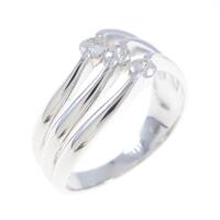 K18WG ダイヤモンドリング