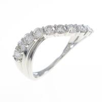 K18WG ダイヤモンドリング