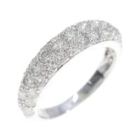 K18WG パヴェ ダイヤモンドリング