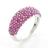 K18WG ルビーリング