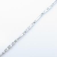 K18WG／K14WG ダイヤモンドブレスレット