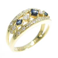 K18YG サファイヤリング