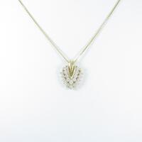 K18YG ダイヤモンドネックレス