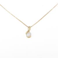 K18YG ダイヤモンドネックレス