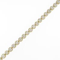 K18YG ダイヤモンドブレスレット