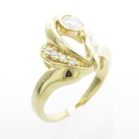 K18YG ダイヤモンドリング