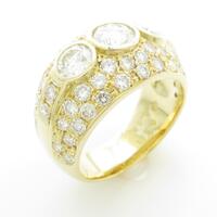 K18YG ダイヤモンドリング