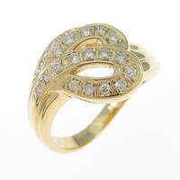 K18YG ダイヤモンドリング