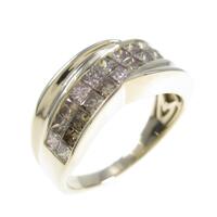 K18YG ダイヤモンドリング