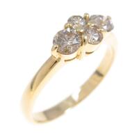 K18YG ダイヤモンドリング