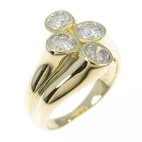 K18YG ダイヤモンドリング