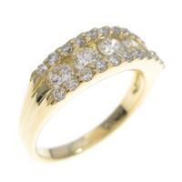 K18YG ダイヤモンドリング